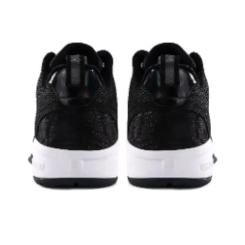 QIAODAN Shock Absorbers With Slip Resistant Features Low Top Basketball Shoes Men's Black-2
