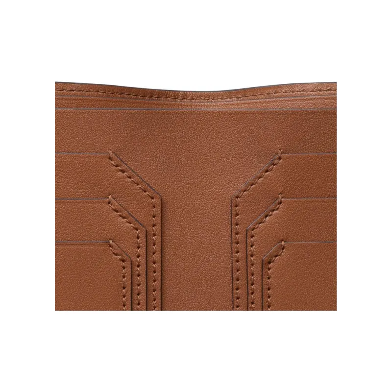 CARTIER Must De Cartier Calfskin Wallet Women's Chocolate-4