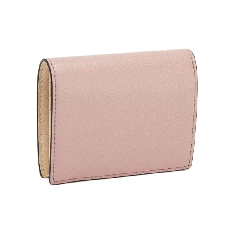 Furla Textured Leather Coin Purses Wallets Small Size Women's Pink-1