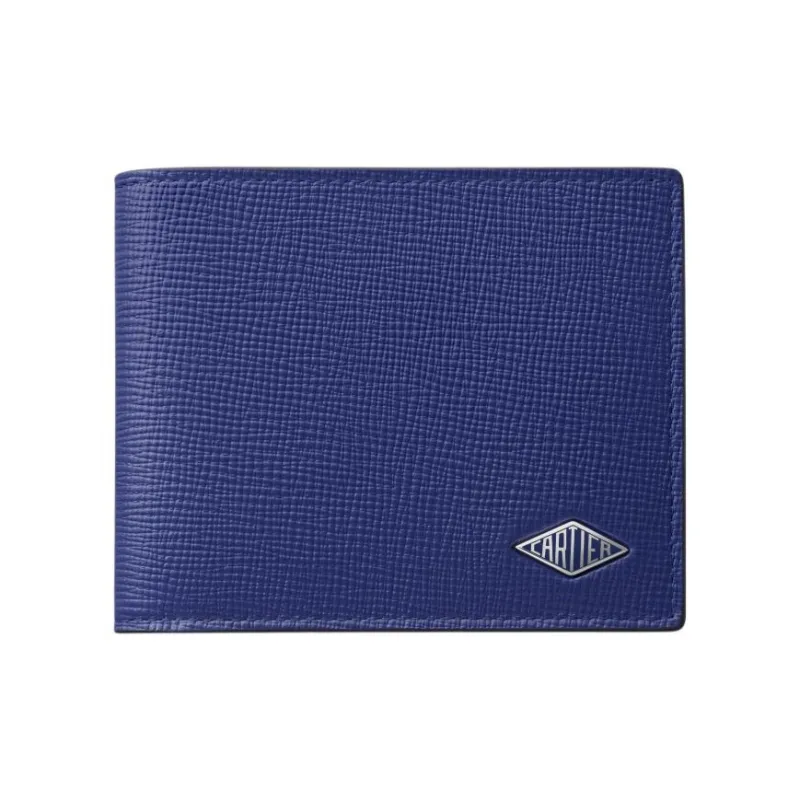 CARTIER Calfskin Card Holder Wallet Women's Ink-0