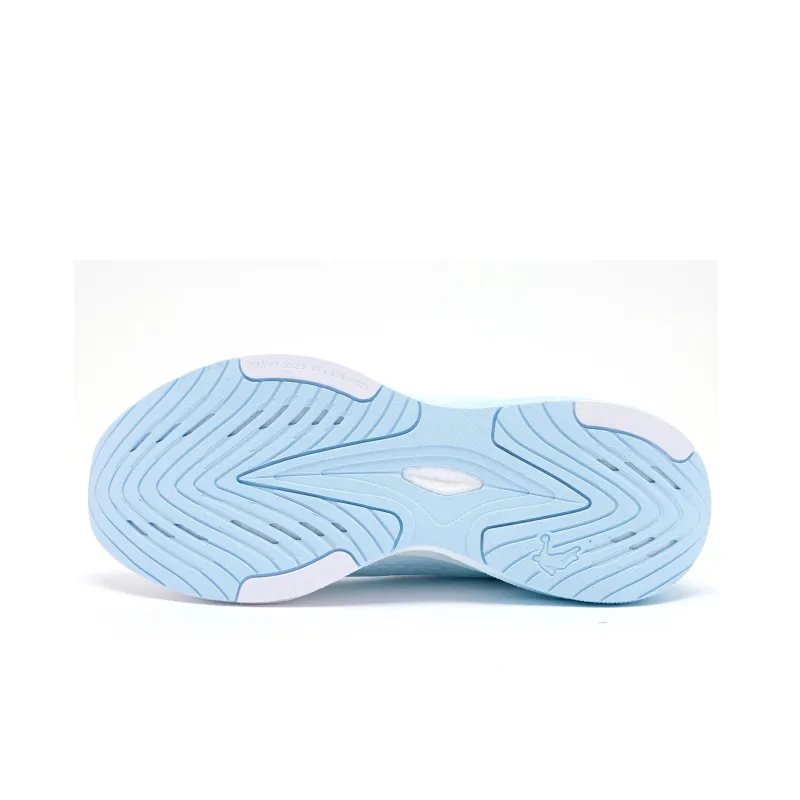 QIAODAN No Fear Of SE Durable Lightweight And Breathable Low Top Running Shoes Women's White Blue-4