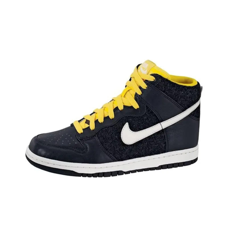 Nike Dunk High Premium Black Tour Yellow Women's-0