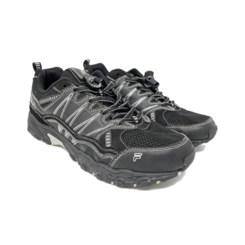 FILA Slip Resistant Running Shoes Men's Black-2