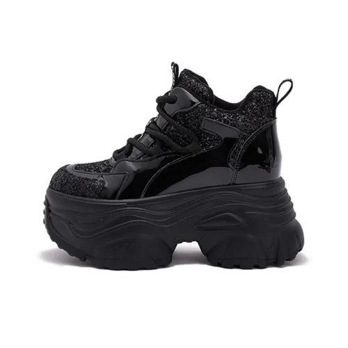 Milan Love Song Lightweight Height Increasing Warm Low-Top Chunky Sneakers Women's