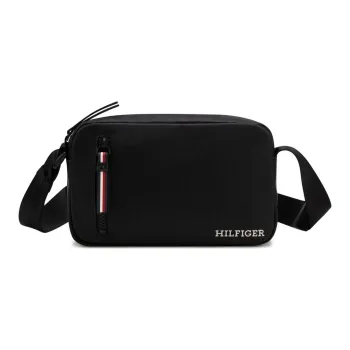 Tommy Hilfiger Artificial Leather Shoulder Bag Medium Size Men's Black
