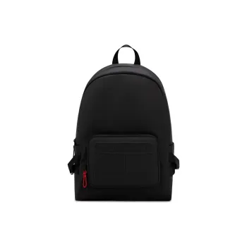 Tommy Hilfiger Artificial Leather Backpack Large Size Men's Black