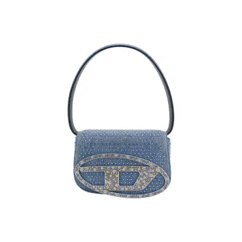 DIESEL Denim Handbag, Shoulder Bag Women's Blue