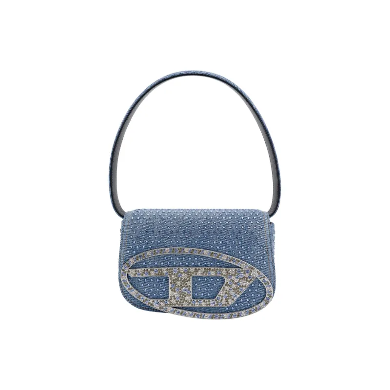 DIESEL Denim Handbag, Shoulder Bag Women's Blue-0