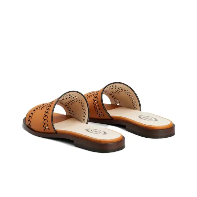 TOD'S Laser-cut Leather Sandals-2