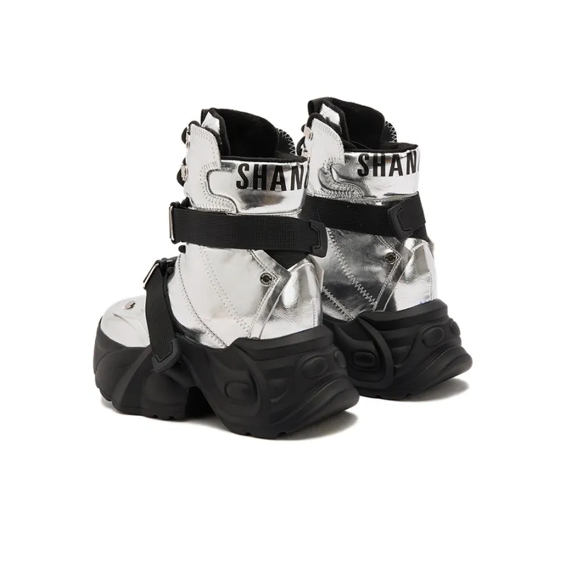 Milan Love Song Height Increasing High Top Chunky Sneakers Women's-12