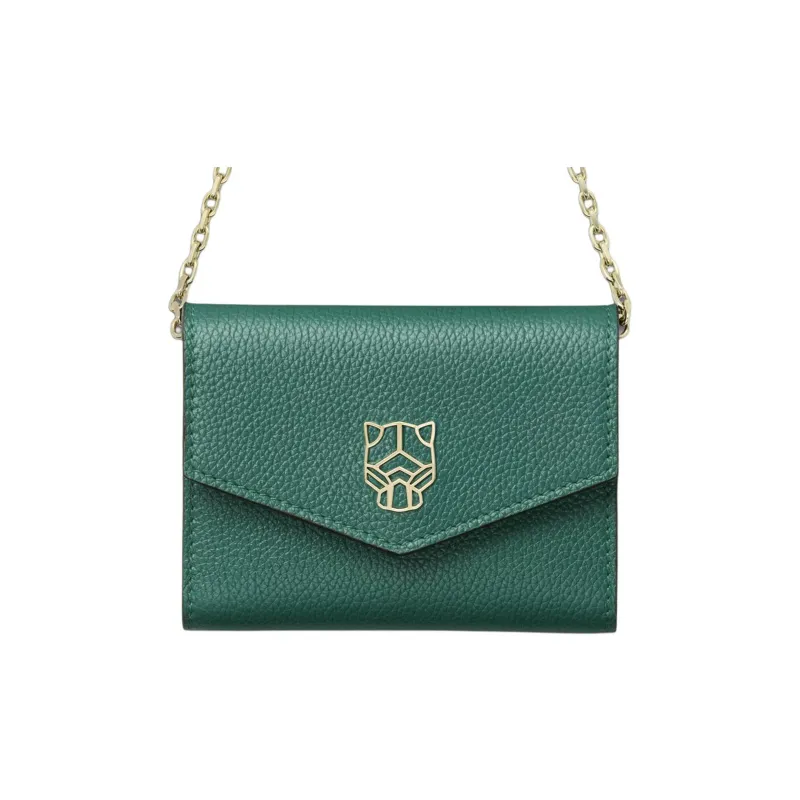CARTIER PANTHÈRE Calfskin Crossbody Bag Shoulder Bag Mini Women's Bright Green-1