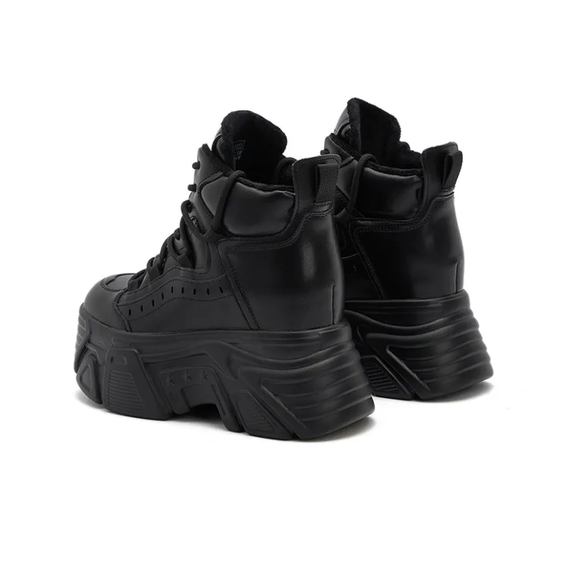 Milan Love Song Lightweight Height Increasing Warm Low-Top Chunky Sneakers Women's-11