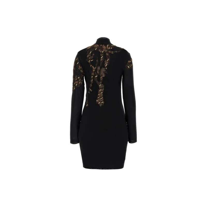 GUESS Long-Sleeved Dresses Women's Black-1
