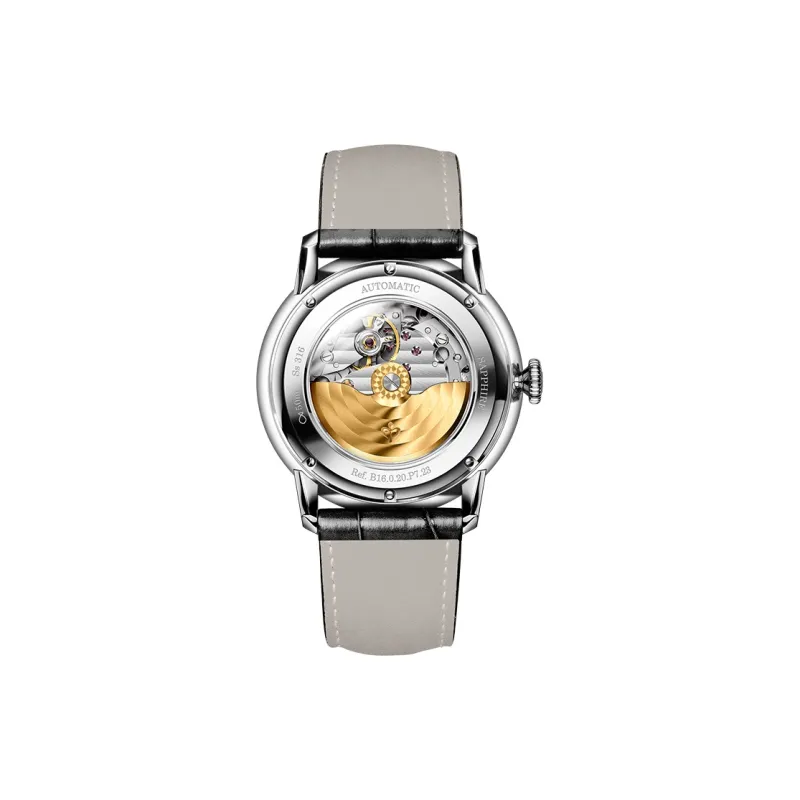 PONIGER Automatic Mechanical Movement Watch Men's Watches White Dial P7.23 A-13