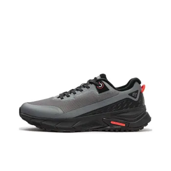 361° Abrasion Resistant Waterproof Slip Resistant Low Top Running Shoes Men's Gray Black