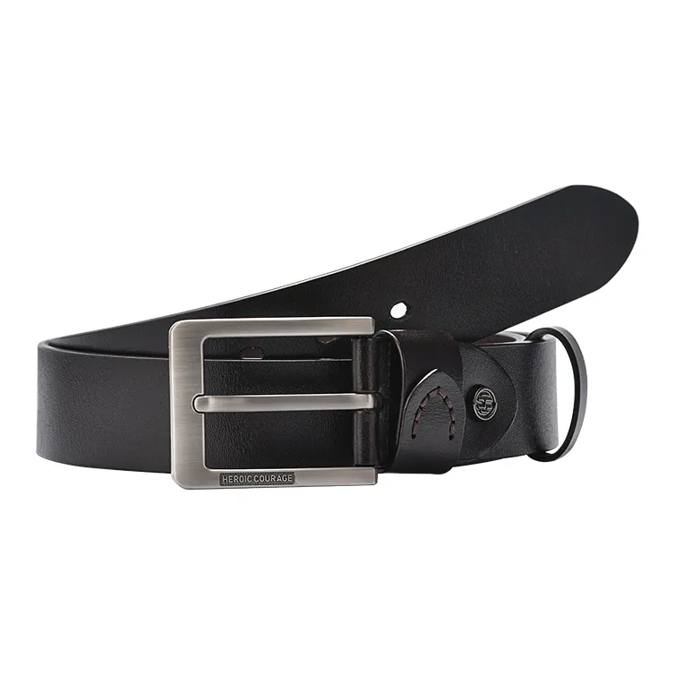 HLA Cow Leather Belt Men's 3.75cm-5