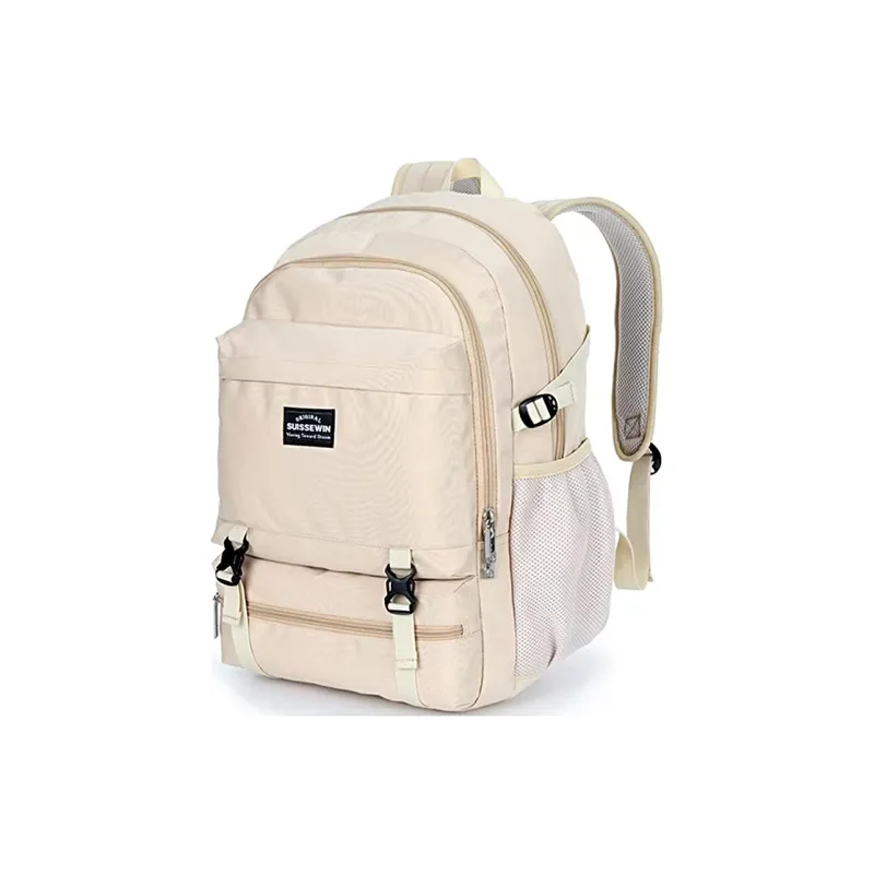 SUISSEWIN Fabric Student Backpack Laptop Bag Regular Unisex Multicolor-1