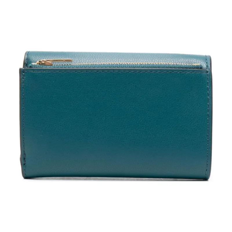 Mulberry Calfskin Wallet Women's Turquoise-1