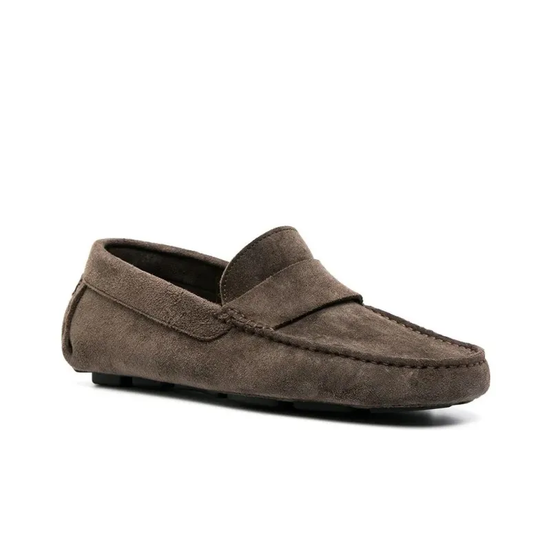 Henderson Baracco Segmented-sole Suede Loafers-2