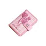 Pink Rose 20 Cards+2 Driver's License Slots