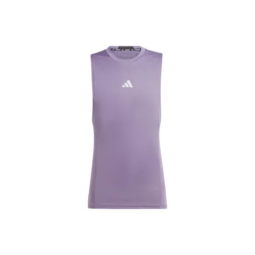 Adidas Tank Tops Men Contour Purple