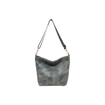 Morellybear PU Bucket Bags Shoulder Bag Crossbody Bag Regular Women's Light Blue/Coffee/Denim Blue