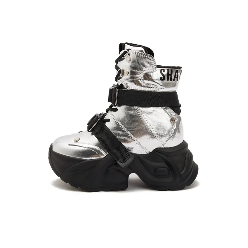 Milan Love Song Height Increasing High Top Chunky Sneakers Women's-8