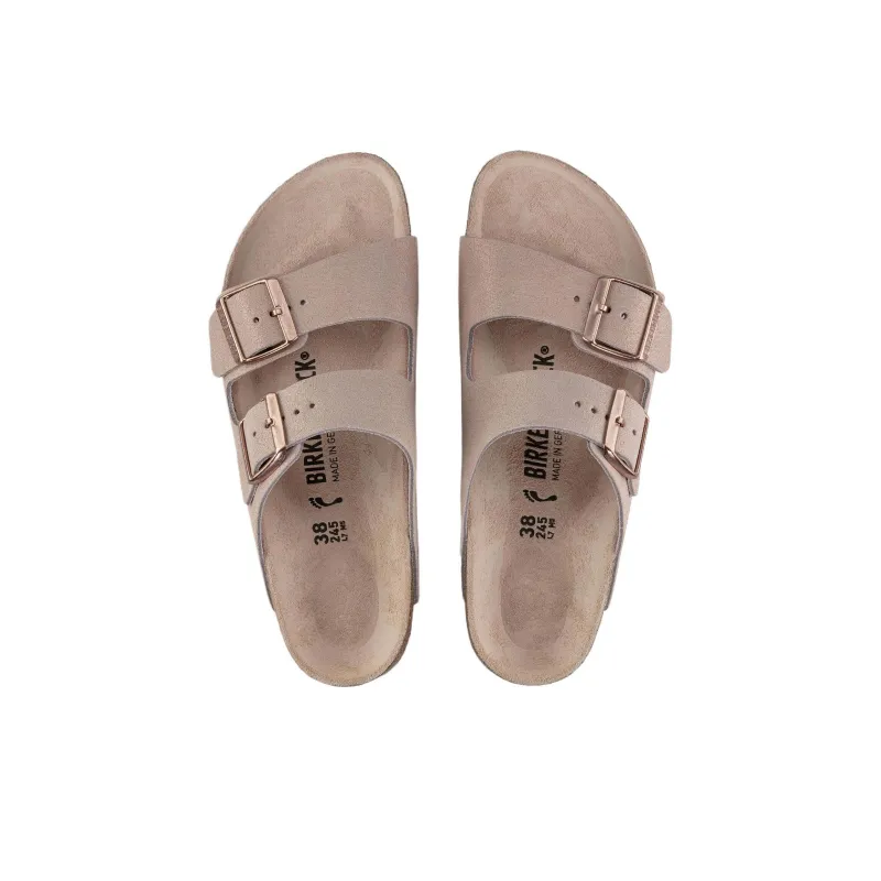Birkenstock Arizona Slide Slippers Women's Pink Narrow Fit-4