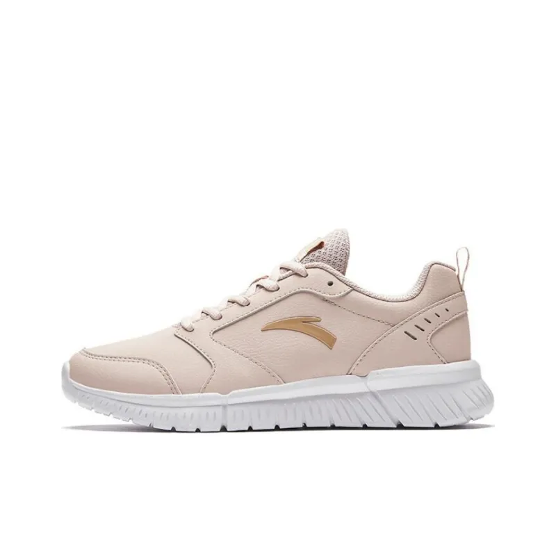 Anta Non slip Lightweight Low Top Running Shoes Women's Lotus Gray-0