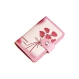 Red Dry Branch Rose 20 Cards+2 Driver's License Slots