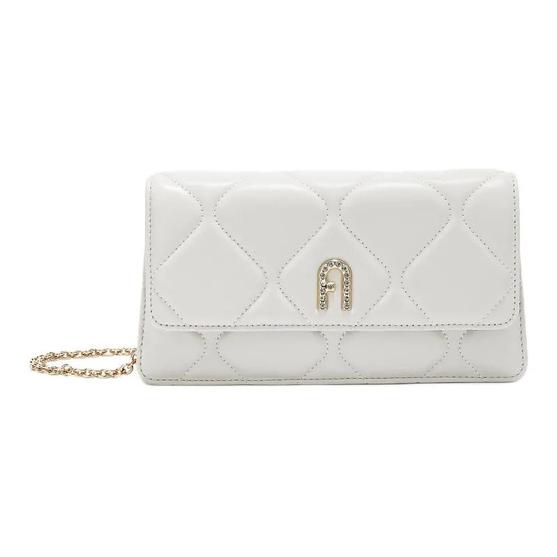 Furla Diamante Lambskin Shoulder Bag, Crossbody Bag Mini Women's Cotton Candy-0