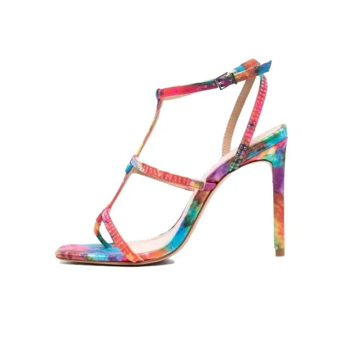 Schutz Tie-dye Print T-bar 115mm Sandals