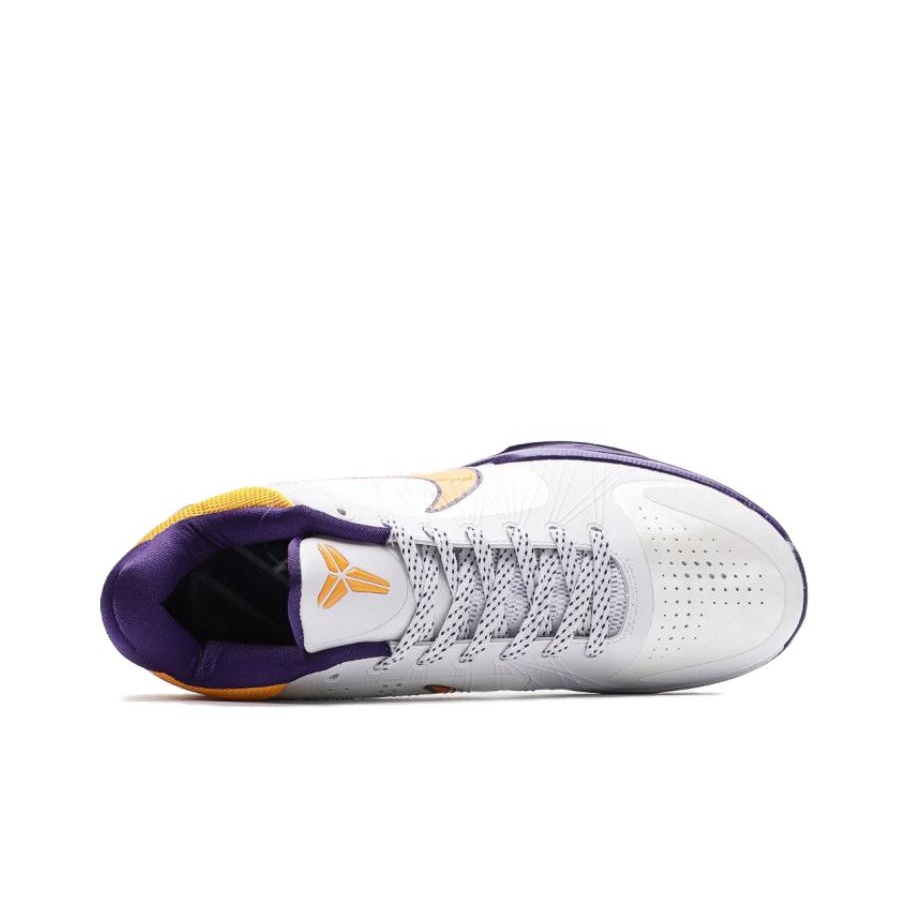 Nike Zoom Kobe 5 White/Golden/Purple - POIZON