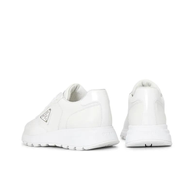 PRADA Prax 01 Abrasion Resistant Low Top Casual Shoes Men's White-3
