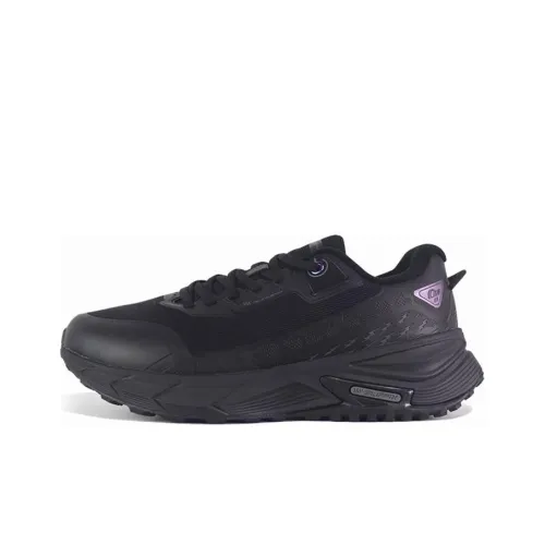 361° Wear-Resistant Water-Resistant Slip-Resistant Low-Top Running Shoes Men's Black