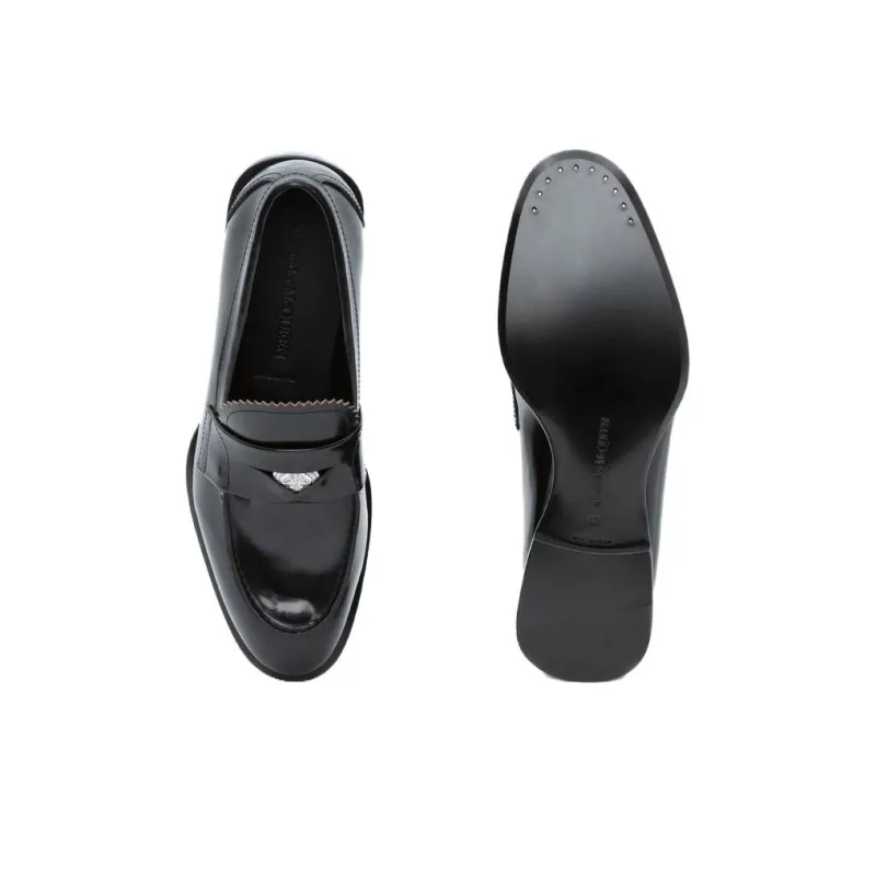 Alexander McQueen Seal Logo Loafers-4