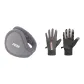 Orange-Gray Glove+Gray Earmuff