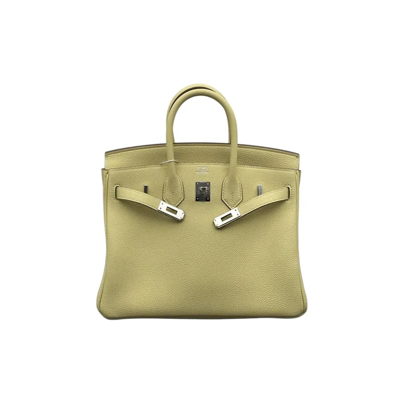 HERMES Birkin Togo Calfskin Birkin Bag Handbags Women's Chick Yellow-0