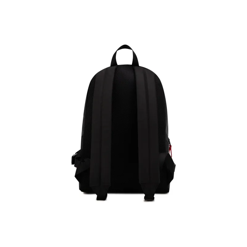 Tommy Hilfiger Artificial Leather Backpack Large Size Men's Black-1