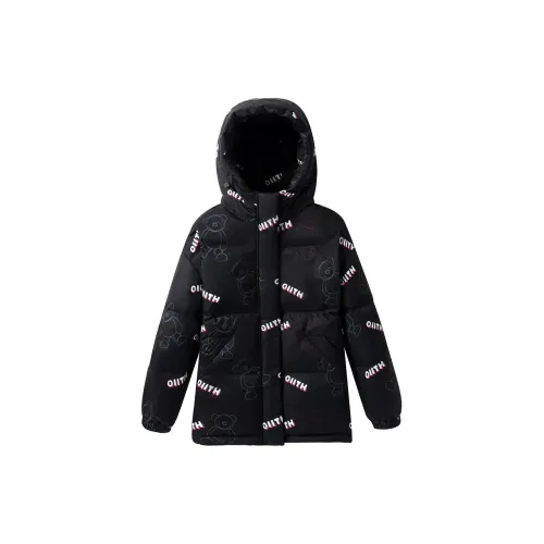 SNOW FLYING Down Jackets Women's Satin Black