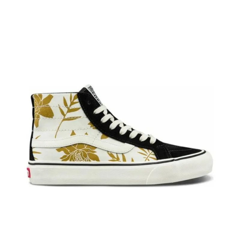 Vans SK8 Hi Shoes Black/White-1