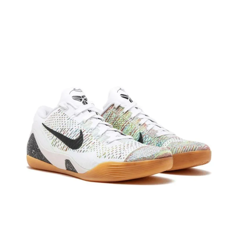 Nike Kobe 9 Elite Premium Low Htm Milan White Multi Color-2