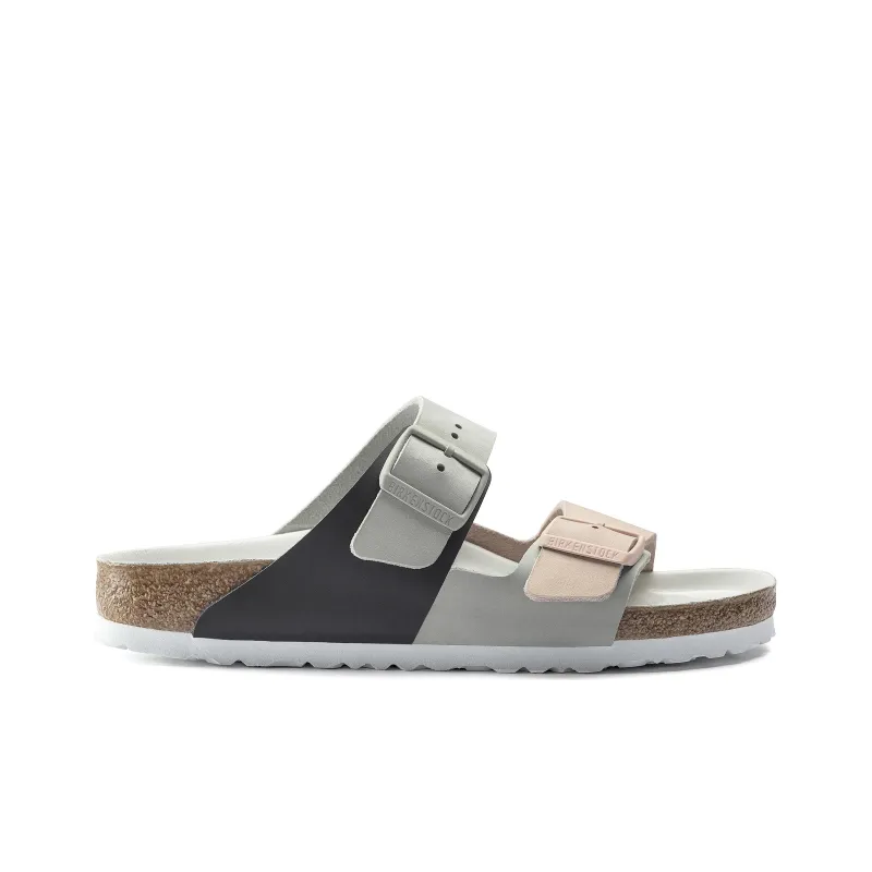 Birkenstock Arizona Slide Slippers Women's Gray Pink-1