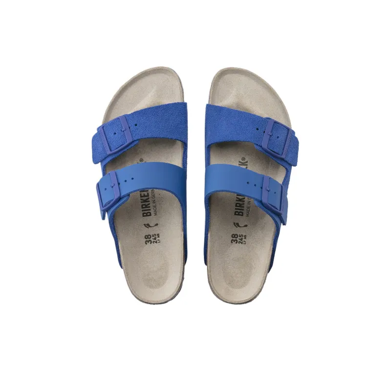 Birkenstock Arizona Slide Slippers Unisex Blue Narrow Fit-4
