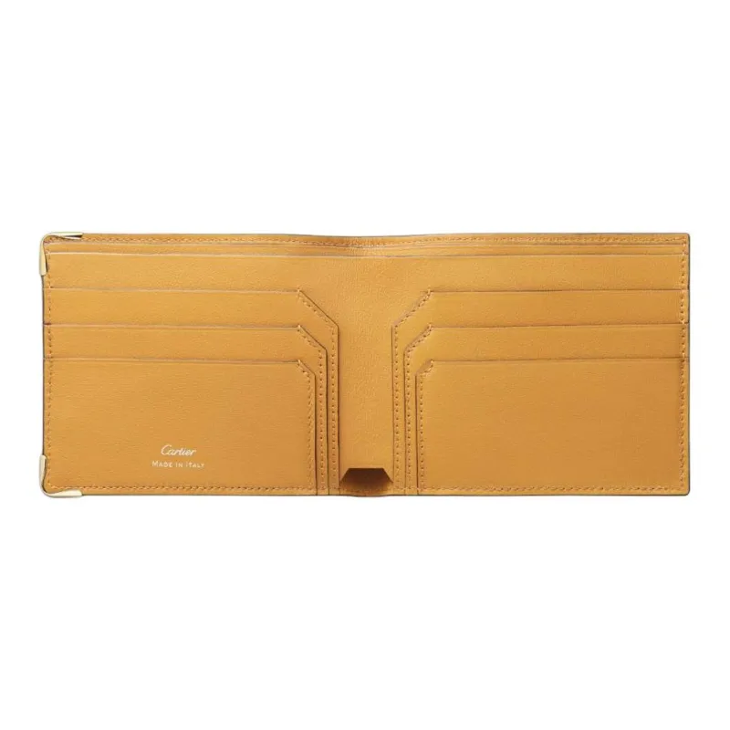 CARTIER Must De Cartier Calfskin Wallet Women's Terracotta-2