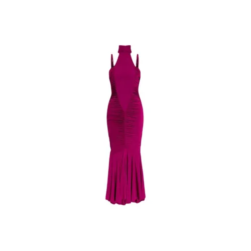 VERSACE JEANS Slip Dresses Women's Purple