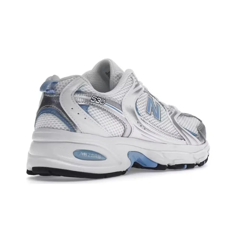 New Balance 530 White Carolina Blue-4