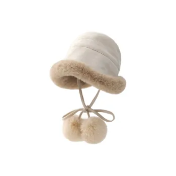 EEEENO Suede Bucket Hats Women's