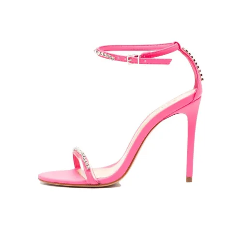 Schutz 일자 스트랩 샌들 핑크 여성