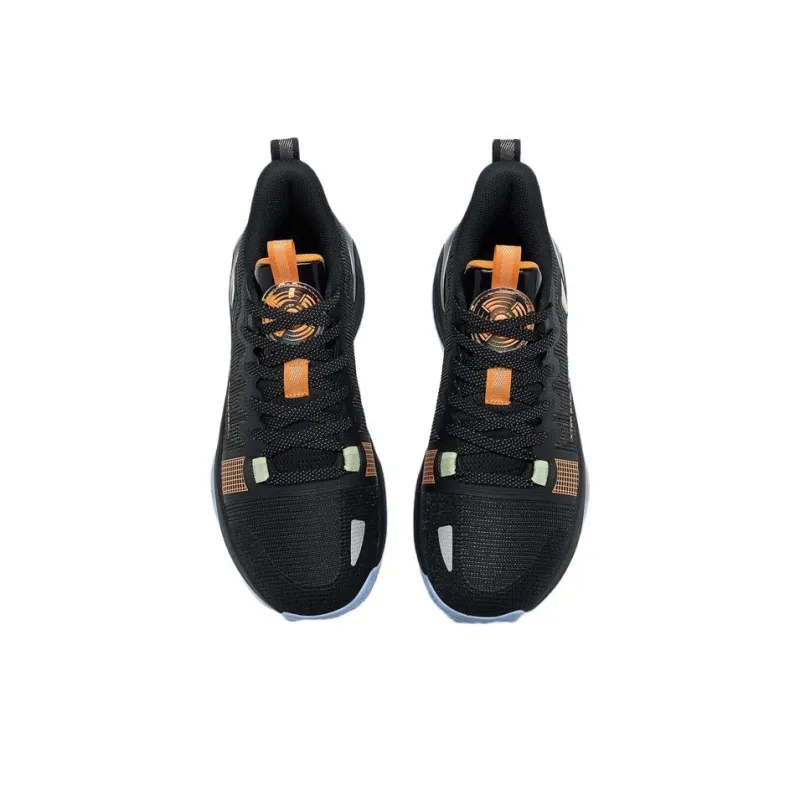 XTEP Breathable Low Top Basketball Shoes Men's Black-2